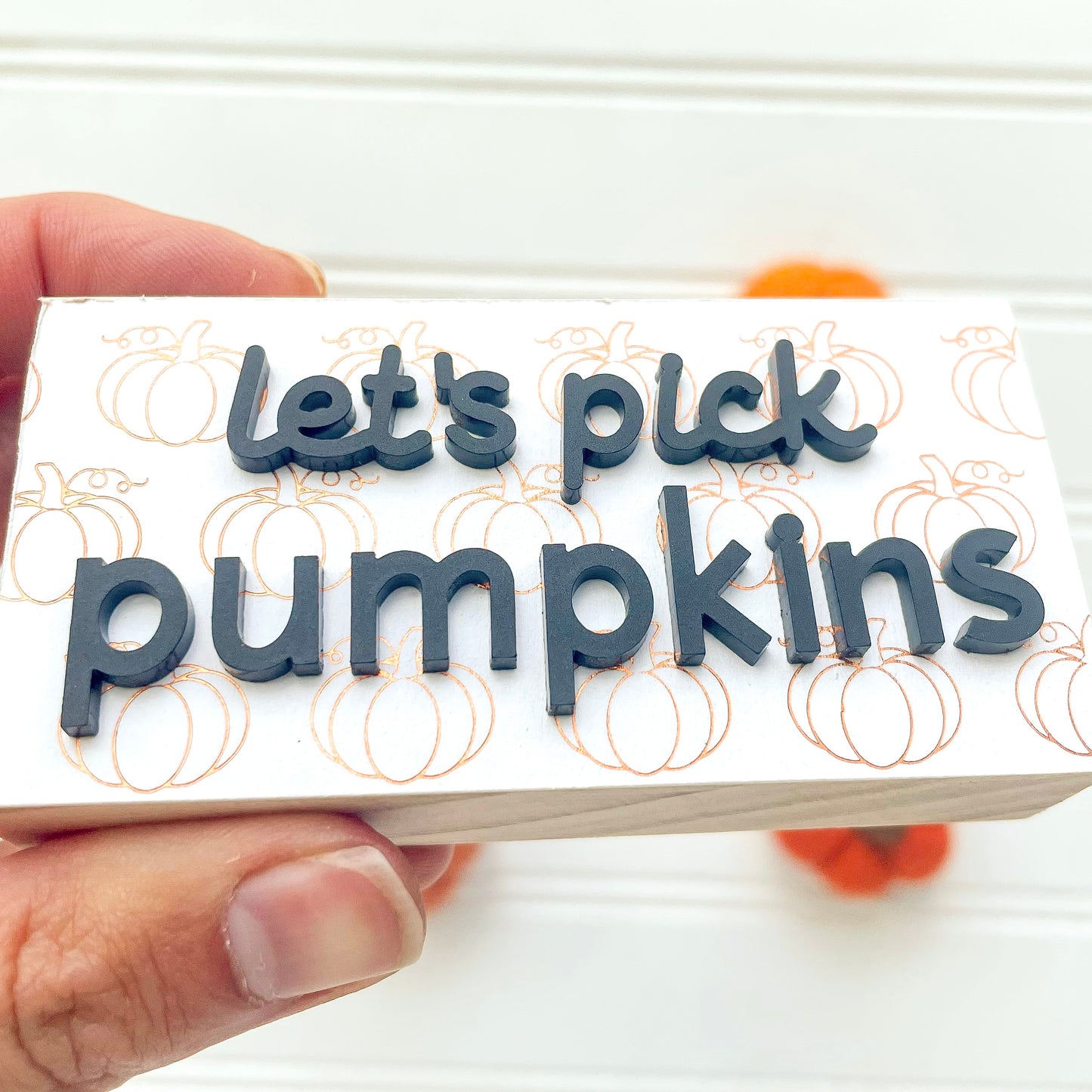 Let's Pick Pumpkins