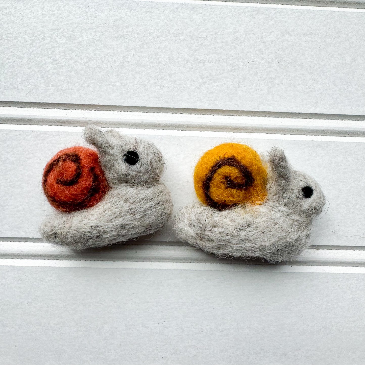 Felted Snails