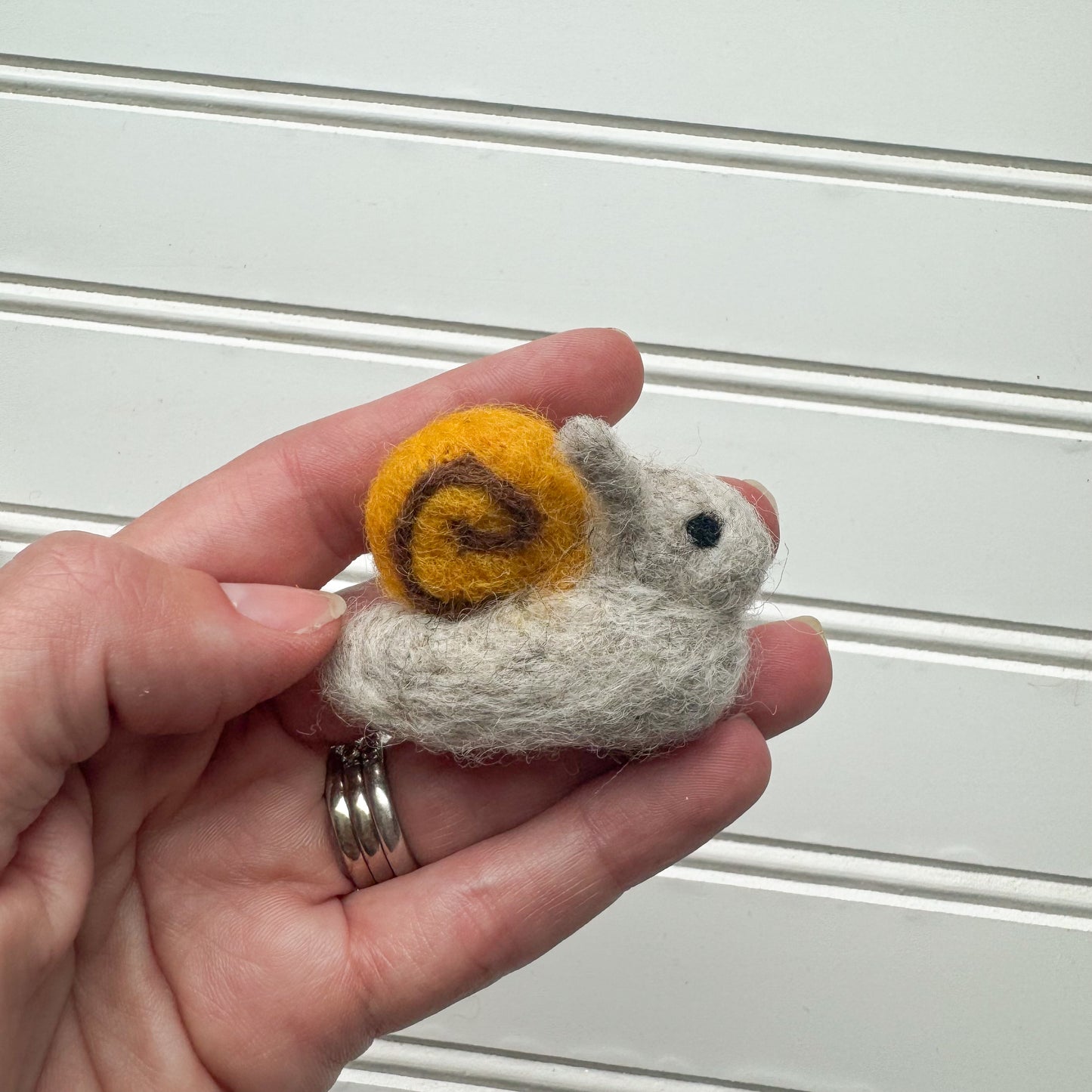Felted Snails