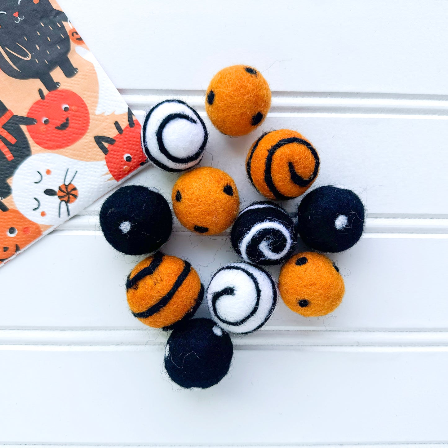 Halloween Felt Balls