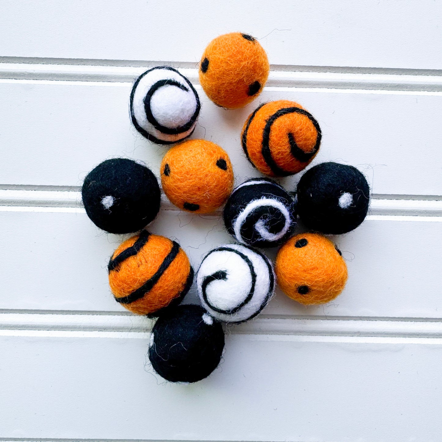 Halloween Felt Balls