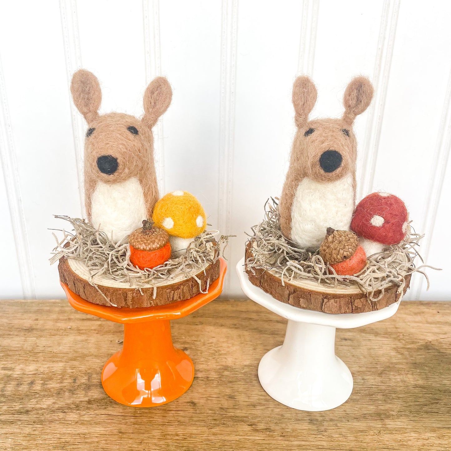 Felted Woodland Deer