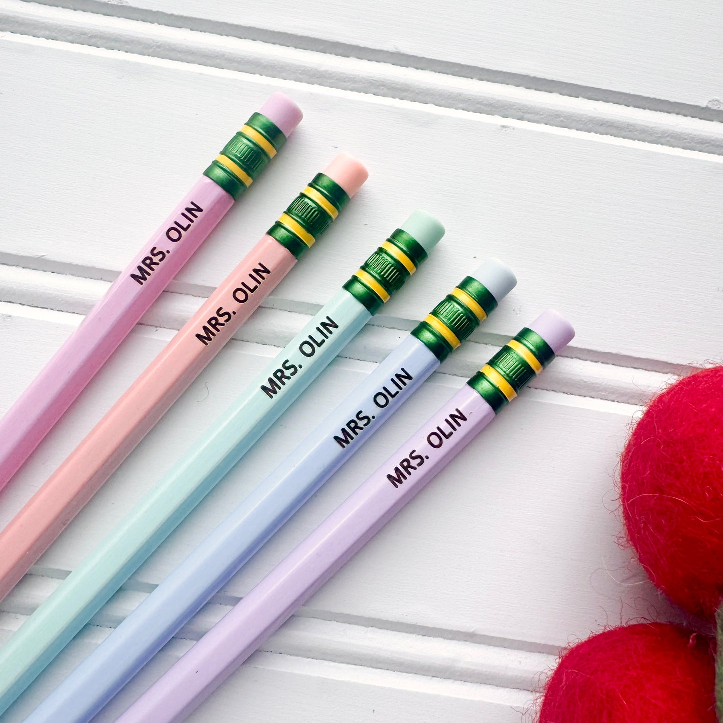 Custom Pastel Pencils- Pack of 5
