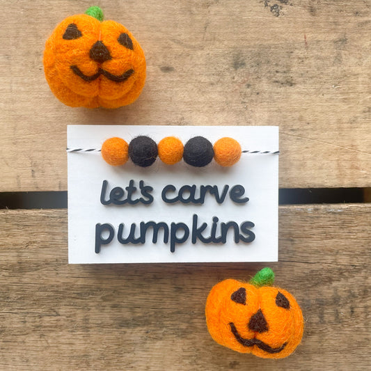 Let's Carve Pumpkins