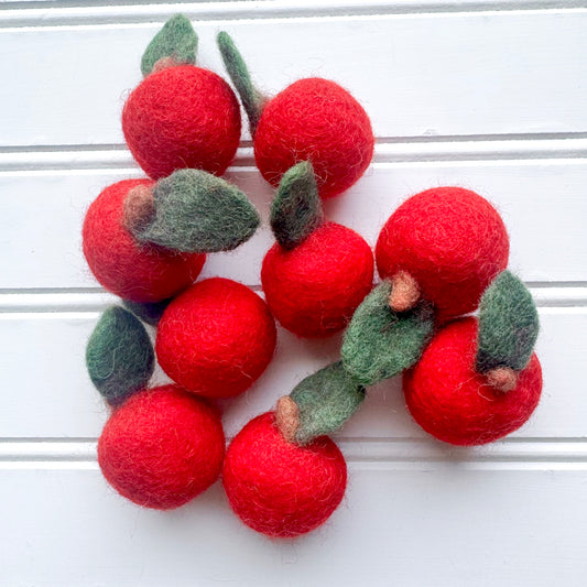 Felted Apple