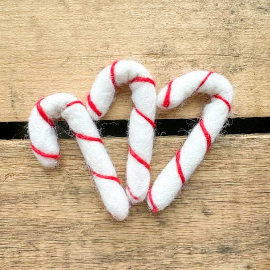 Candy Cane Feltie