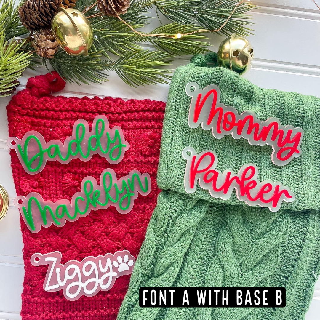 Custom Stocking Tag