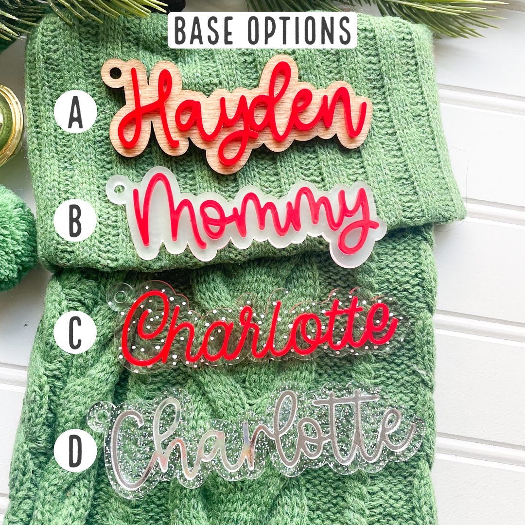 Custom Stocking Tag